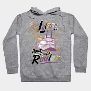 Laissez les Bon Temps Rouler (light ground)- by Cathy Clark-Ramirez Hoodie